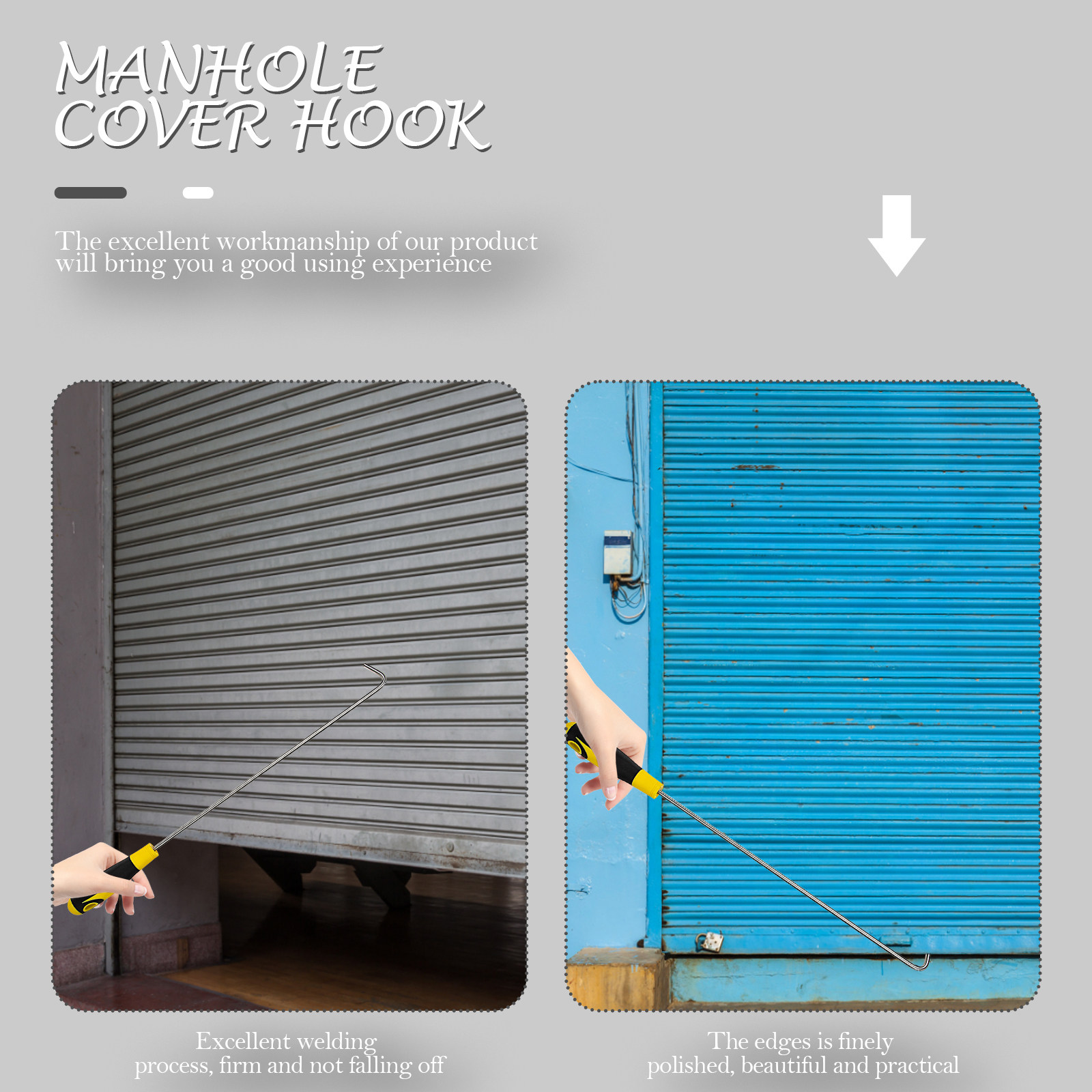 Manhole Cover Lifting - Crochet de levage pour couvercle de