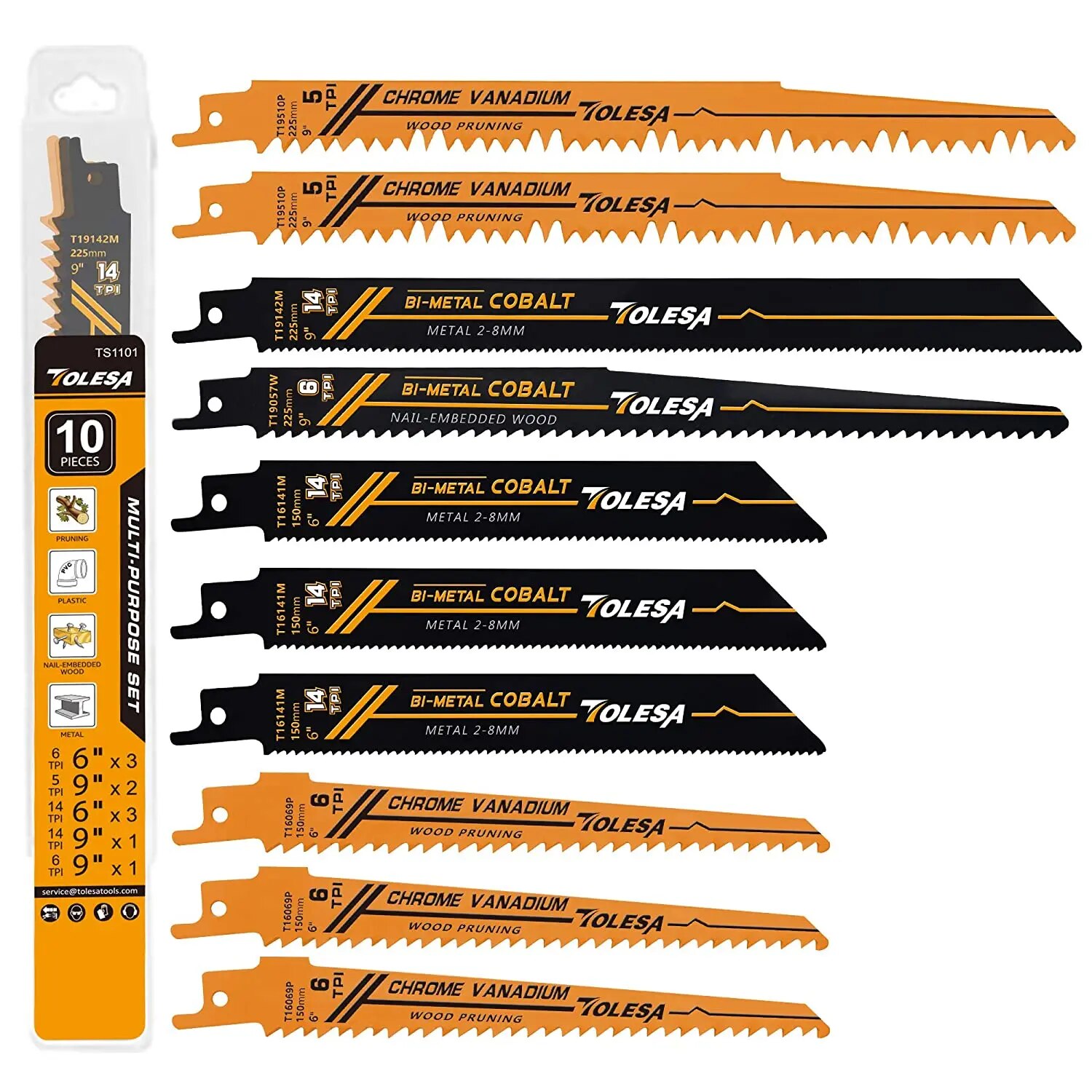 Brick Cutting Saw - TOLESA 10 pièces lames de scie