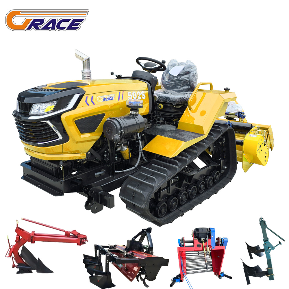 Tractor Backhoe - Mini motoculteur diesel 50 CV personnalisable