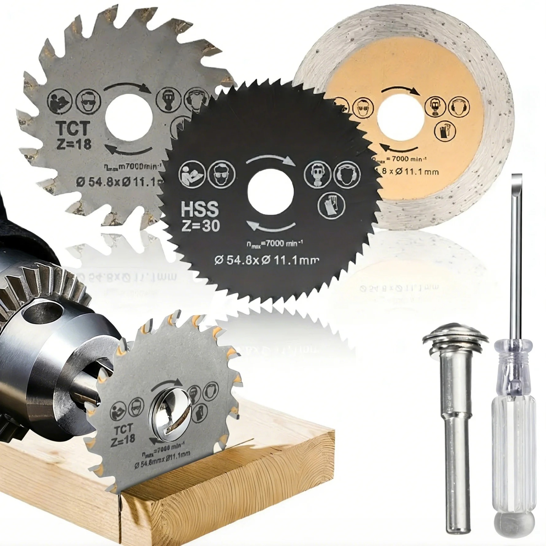 Brick Cutting Saw - Jeu de lames de scie circulaire