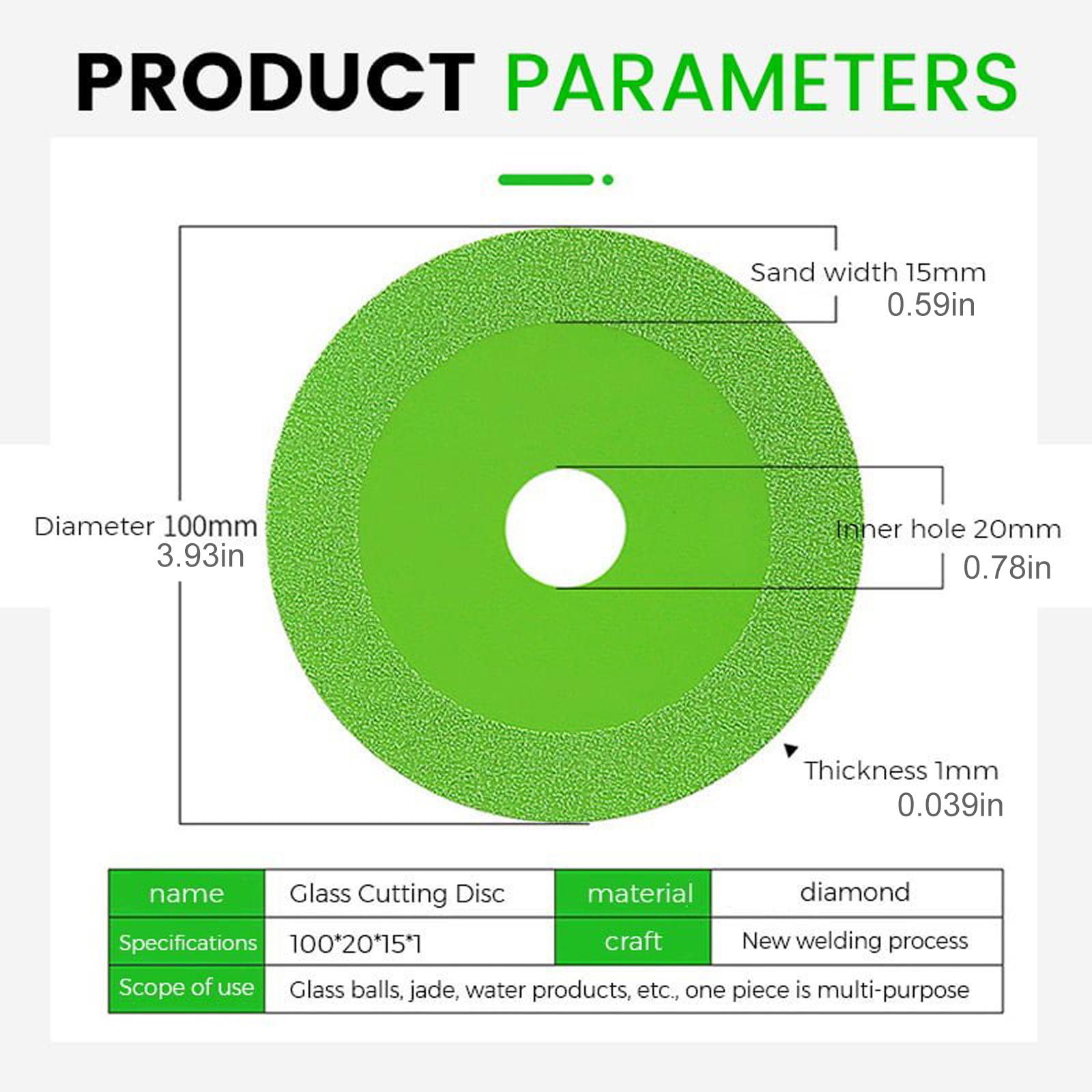Disque de coupe diamanté 100 m - Brick Cutting Saw avis et prix