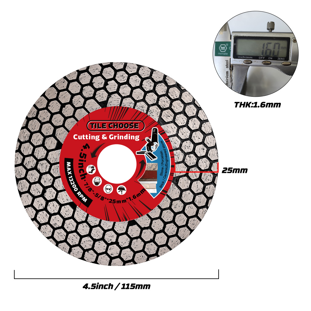 Lame de diamant D115mm/125mm,  - Brick Cutting Saw avis et prix