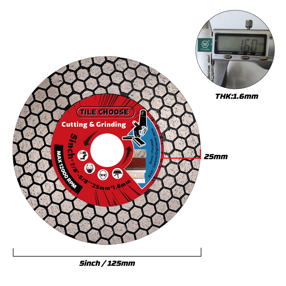 Lame de diamant D115mm/125mm,  - Brick Cutting Saw avis et prix