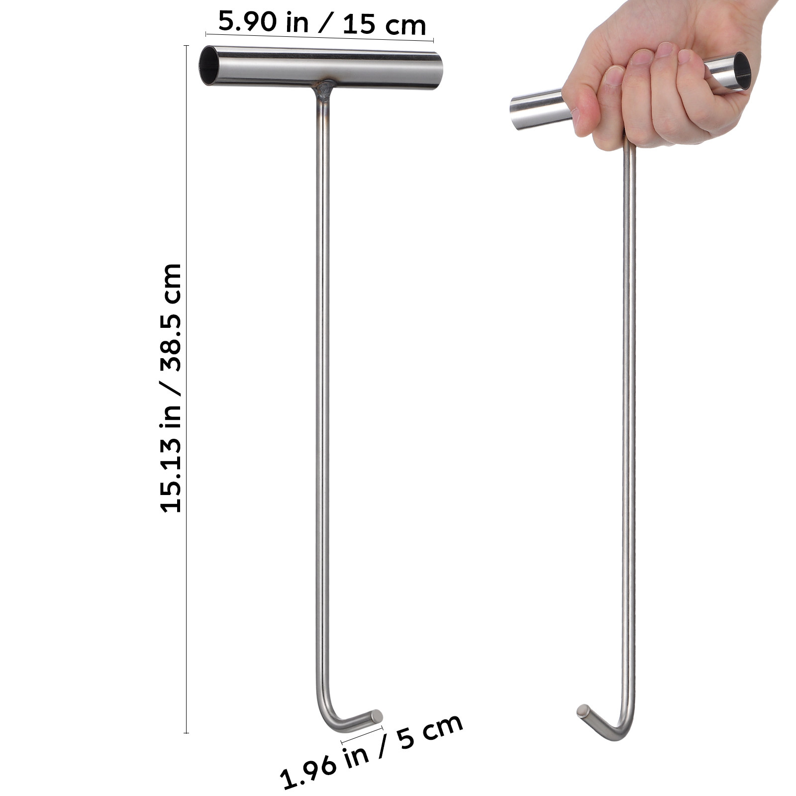 Crochet en T robuste en acier  - Manhole Cover Lifting avis et prix