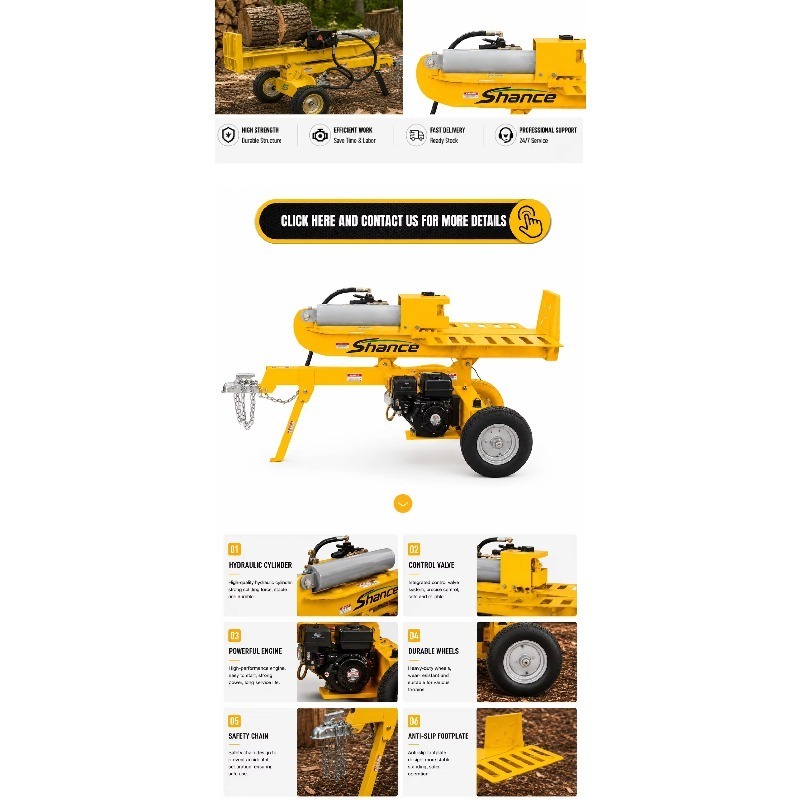 Fendeuse de bûches hydraulique - Heavy Equipment Processor avis et prix